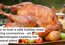 How to host a safe holiday meal during coronavirus – an epidemiologist explains her personal plans