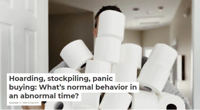 Hoarding, stockpiling, panic buying: What’s normal behavior in an abnormal time?