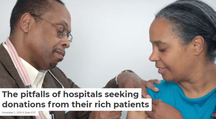 The pitfalls of hospitals seeking donations from their rich patients