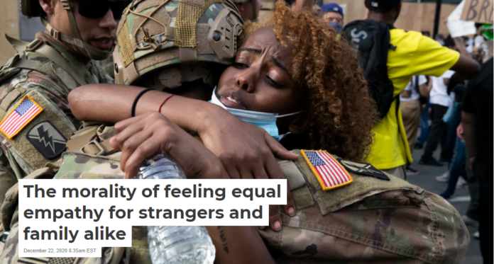 In a divided nation, a little empathy goes a long way. Brent Stirton/Getty Images