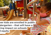 Fewer kids are enrolled in public kindergarten – that will have a lasting impact on schools and equity