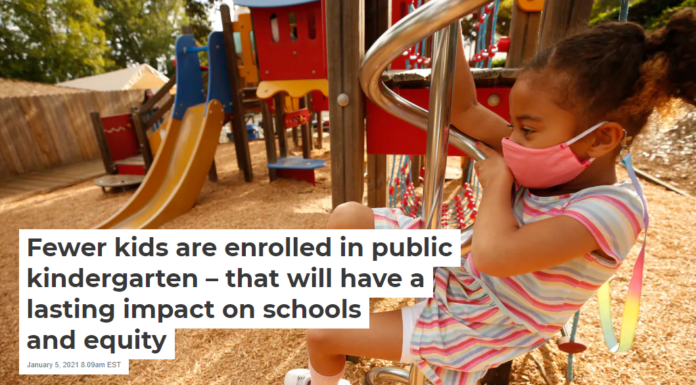Fewer kids are enrolled in public kindergarten – that will have a lasting impact on schools and equity