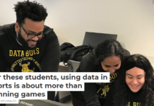 For these students, using data in sports is about more than winning games