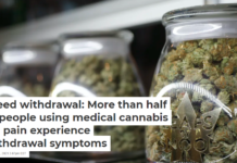 Weed withdrawal: More than half of people using medical cannabis for pain experience withdrawal symptoms