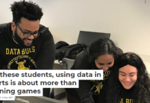 For these students, using data in sports is about more than winning games
