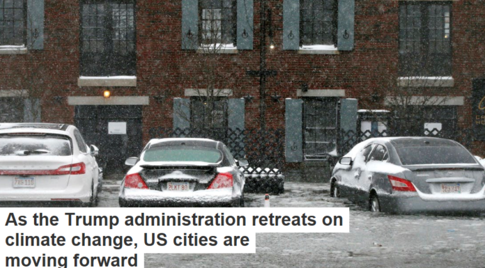 As the Trump administration retreats on climate change, US cities are moving forward