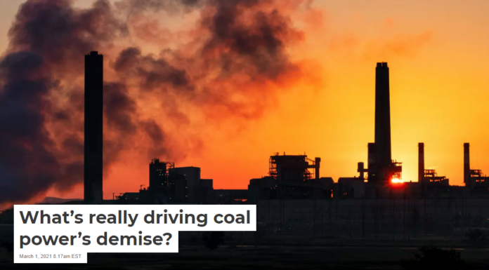 What’s really driving coal power’s demise?