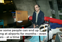 How some people can end up living at airports for months – even years – at a time