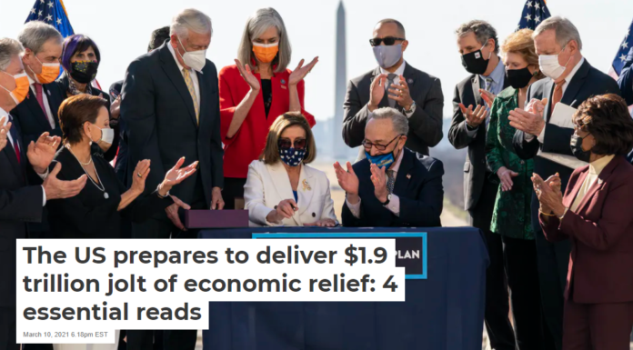 The US prepares to deliver $1.9 trillion jolt of economic relief: 4 essential reads