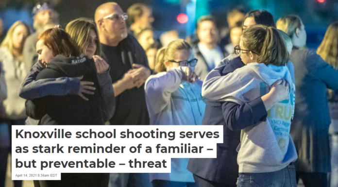Knoxville school shooting serves as stark reminder of a familiar – but preventable – threat