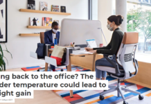 Going back to the office? The colder temperature could lead to weight gain