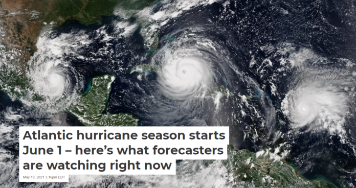 Hurricanes Katia, Irma and Jose on Sept. 8, 2017. NOAA