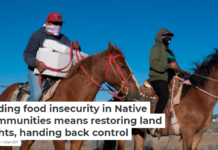 Ending food insecurity in Native communities means restoring land rights, handing back control