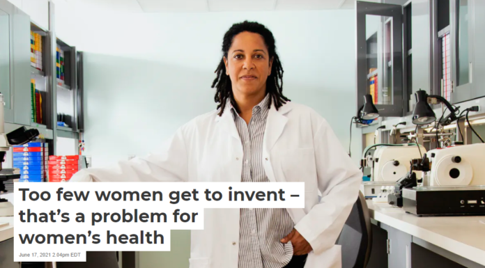 Too few women get to invent – that’s a problem for women’s health