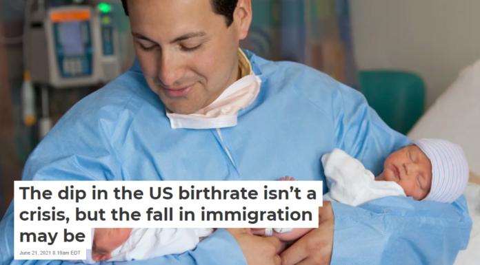 The dip in the US birthrate isn’t a crisis, but the fall in immigration may be