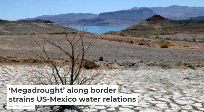 ‘Megadrought’ along border strains US-Mexico water relations