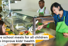 Free school meals for all children can improve kids’ health