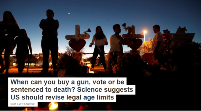 When can you buy a gun, vote or be sentenced to death? Science suggests US should revise legal age limits