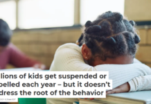 Millions of kids get suspended or expelled each year – but it doesn’t address the root of the behavior