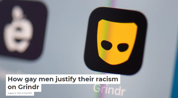 How gay men justify their racism on Grindr