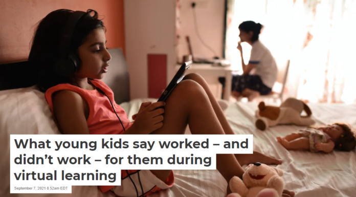 What young kids say worked – and didn’t work – for them during virtual learning