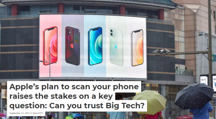 Apple’s plan to scan your phone raises the stakes on a key question: Can you trust Big Tech?