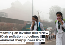 Combatting an invisible killer: New WHO air pollution guidelines recommend sharply lower limits