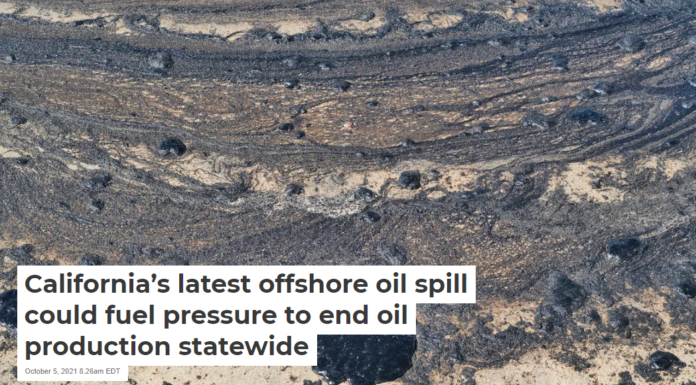 California’s latest offshore oil spill could fuel pressure to end oil production statewide