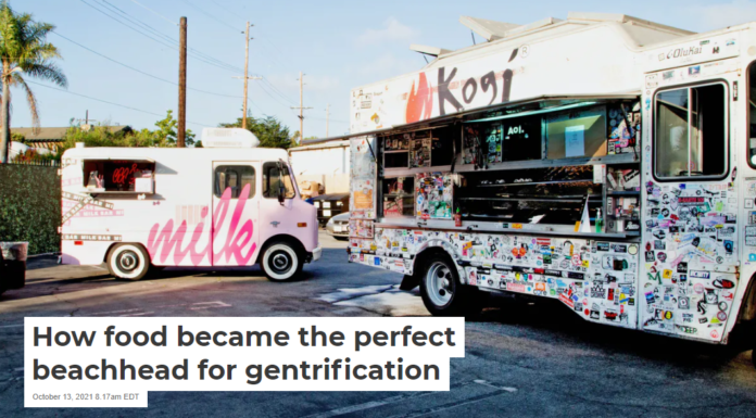 How food became the perfect beachhead for gentrification