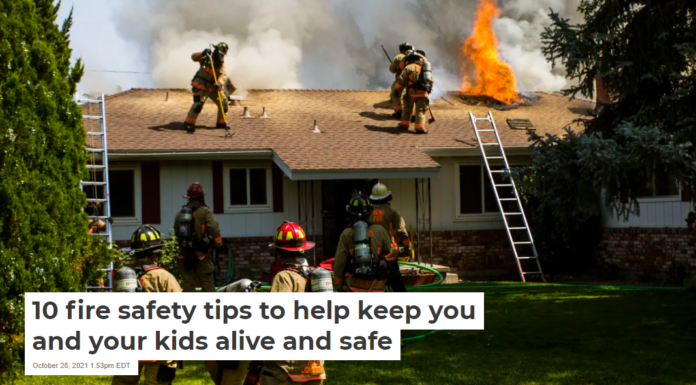 10 fire safety tips to help keep you and your kids alive and safe