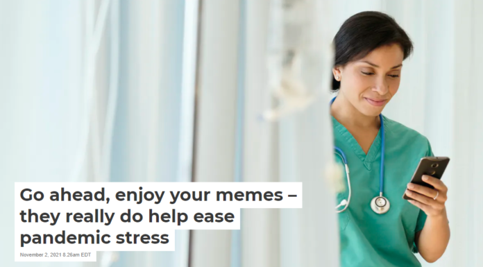 Go ahead, enjoy your memes – they really do help ease pandemic stress