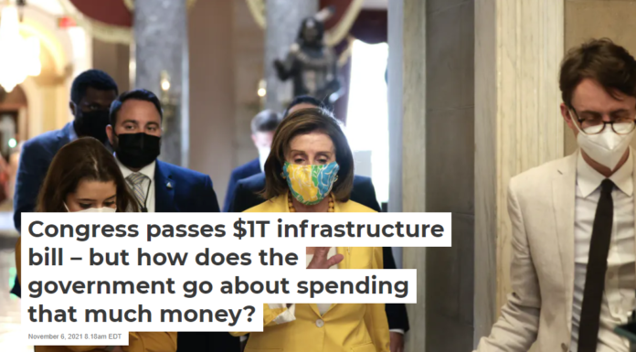 Congress passes $1T infrastructure bill – but how does the government go about spending that much money?