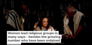 Women lead religious groups in many ways – besides the growing number who have been ordained