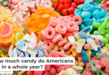 How much candy do Americans eat in a whole year?
