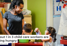 About 1 in 3 child care workers are going hungry