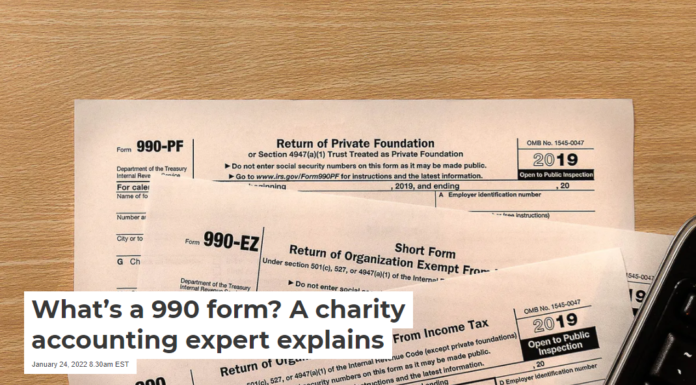 What’s a 990 form? A charity accounting expert explains