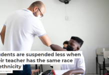 Students are suspended less when their teacher has the same race or ethnicity