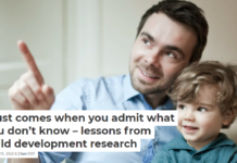 Trust comes when you admit what you don’t know – lessons from child development research