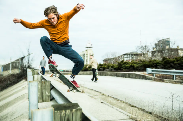 A skateboarder attempts a jump. MoMo Productions/Collections Stone via Getty Images