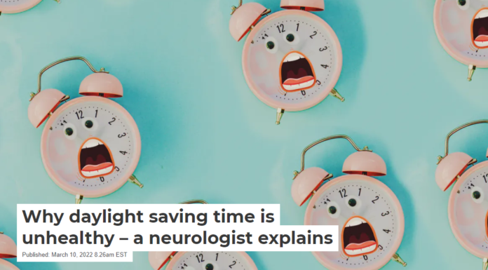 Why daylight saving time is unhealthy – a neurologist explains