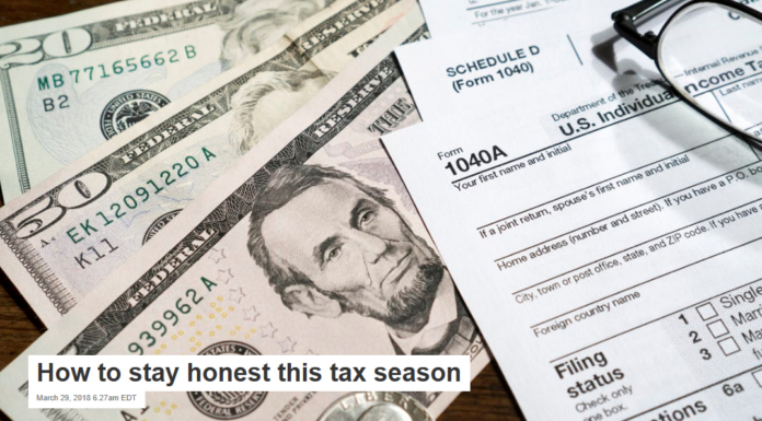 How to stay honest this tax season