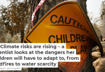 US Climate risks are rising – a scientist looks at the dangers her children will have to adapt to, from wildfires to water scarcity