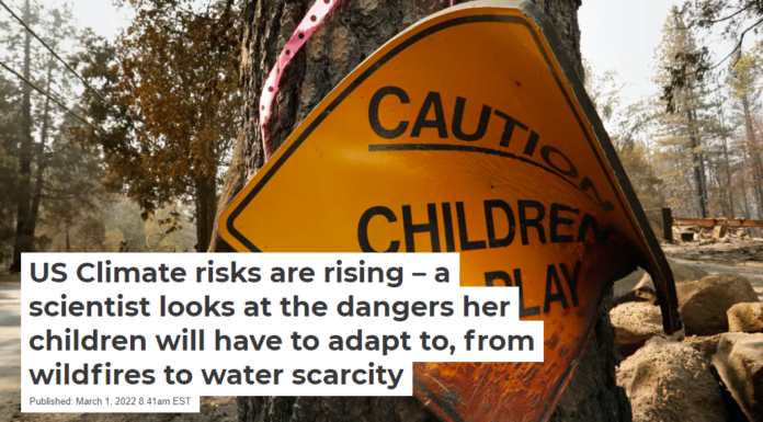 US Climate risks are rising – a scientist looks at the dangers her children will have to adapt to, from wildfires to water scarcity