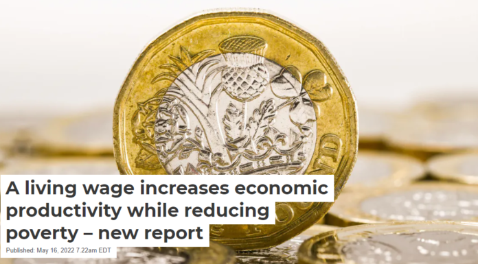 A living wage increases economic productivity while reducing poverty – new report