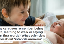 Why can’t you remember being born, learning to walk or saying your first words? What scientists know about ‘infantile amnesia’