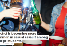 Alcohol is becoming more common in sexual assault among college students