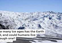 How many ice ages has the Earth had, and could humans live through one?
