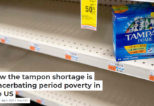How the tampon shortage is exacerbating period poverty in the US