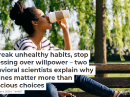 To break unhealthy habits, stop obsessing over willpower – two behavioral scientists explain why routines matter more than conscious choices