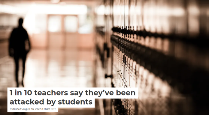 1 in 10 teachers say they’ve been attacked by students